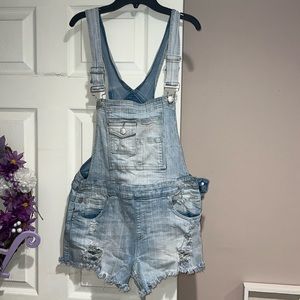 Light blue overalls!